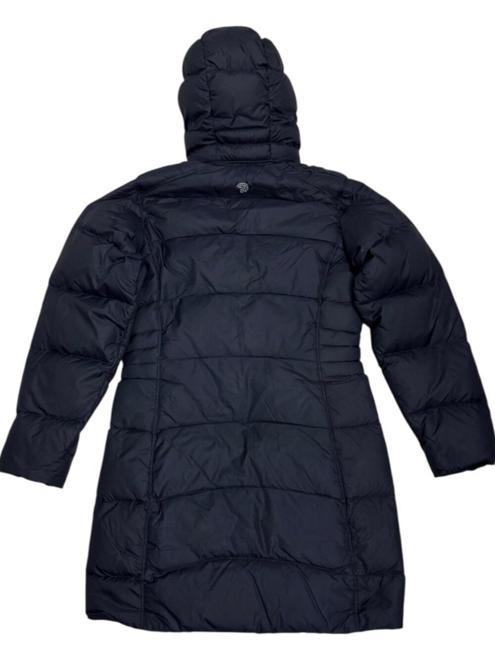 MOUNTAIN HARDWEAR Coat Down Fill Black Winter Long Puffer Parka Jacket Womens S - Picture 2 of 9